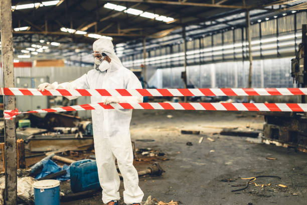 Professional Biohazard technician working in Nixon, TX